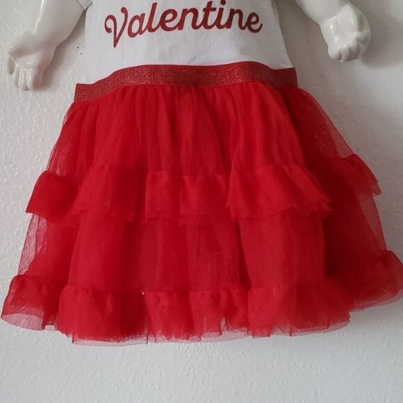 Dress Little Miss Valentine Tutu Skirt CHILDREN'S PLACE TODDLER Girls 18-24 MTHS - Picture 4 of 10